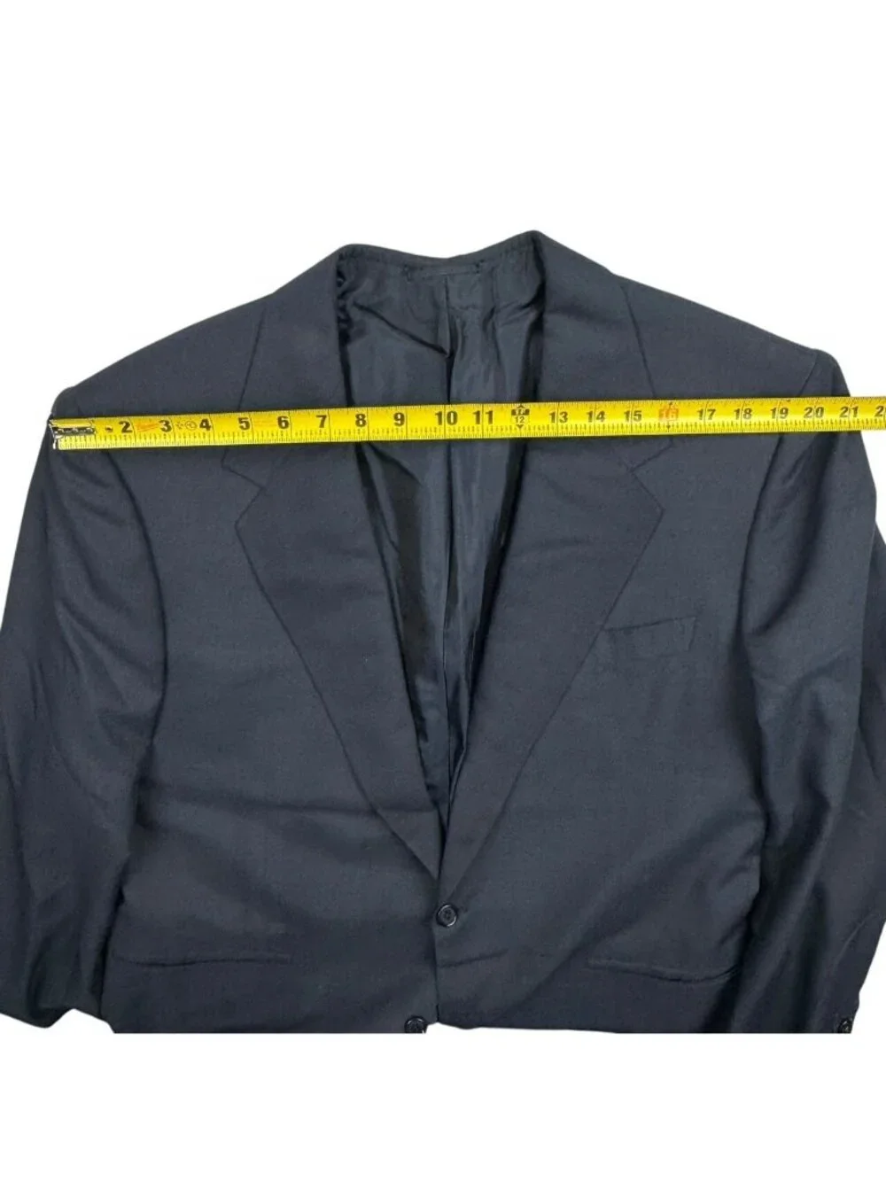 William Fioravanti Mens Wool Bespoke 2-Button Blazer Gray • 44L